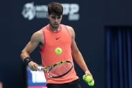 Carlos Alcaraz at the China Open 2024. (Photo: Getty)